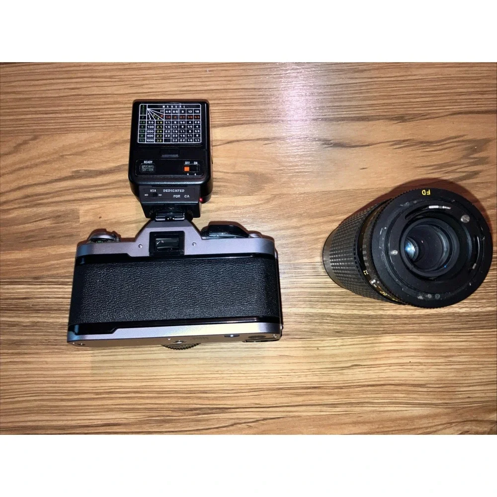 Canon AL-1 35mm SLR Film Camera Body and Lens‎ Untested For Parts